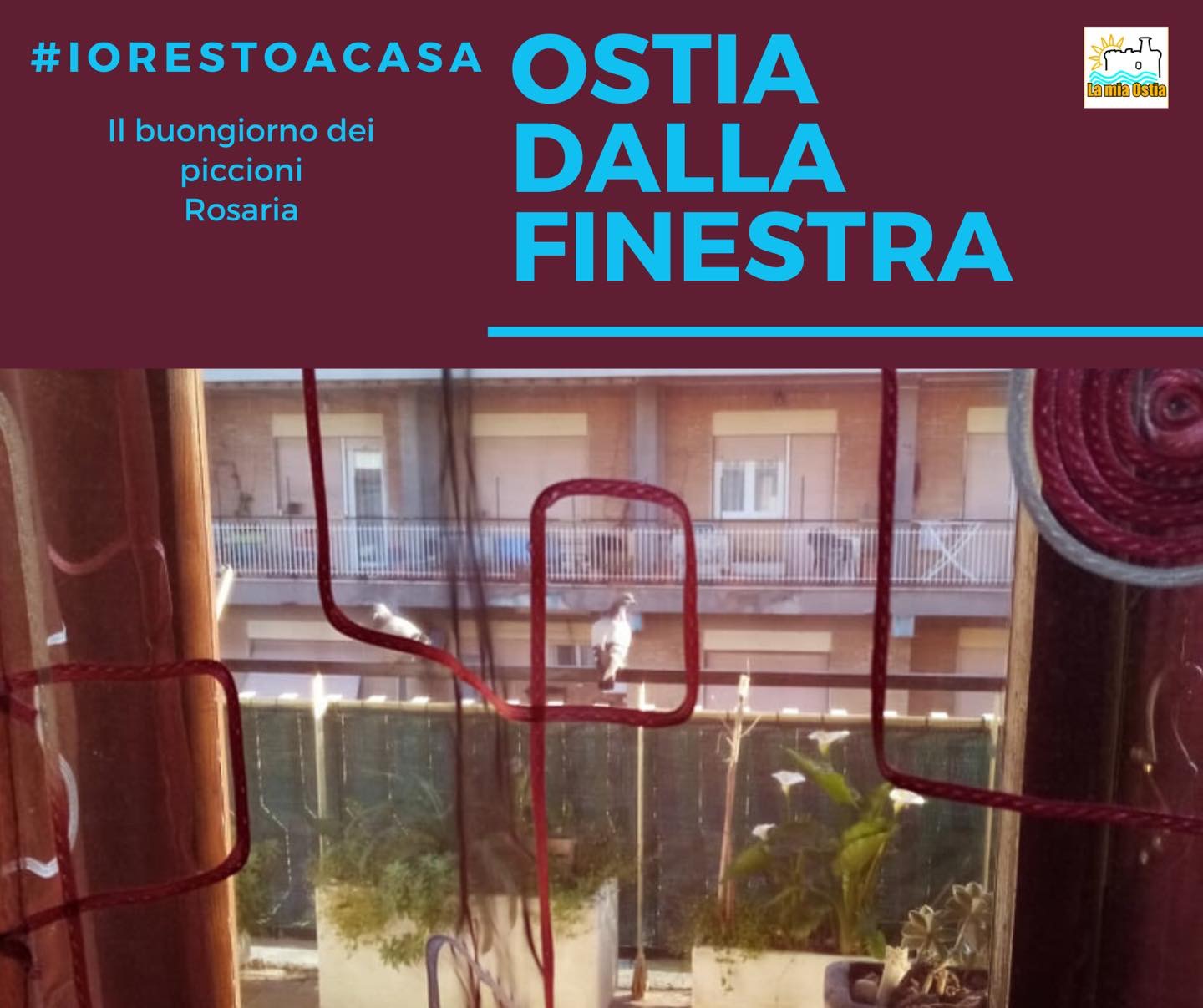 Ostia dalla finestra: mese di aprile